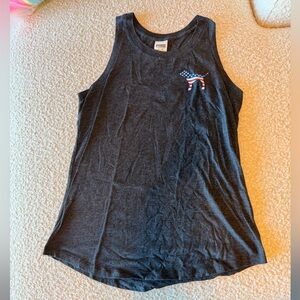 VS PINK American flag sequin tank